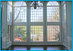 Arched windows with Window Tining Films